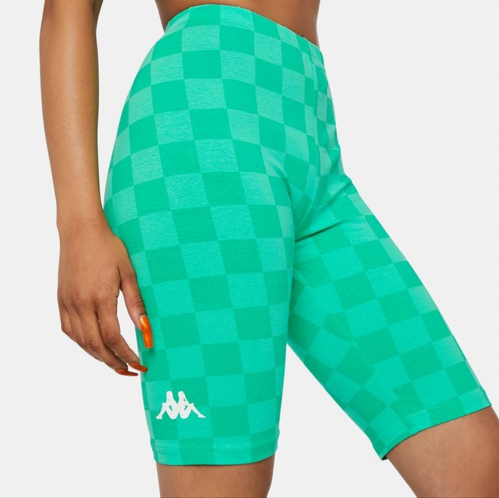 Size small kappa sportswear street wear checkered bike athletic shorts